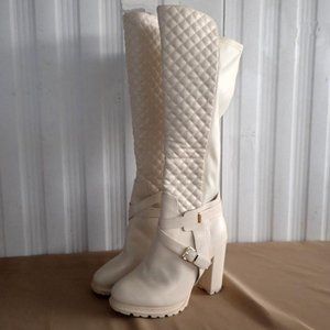 COPY - Shoe Dazzle Ebeliz Block Heel Lug Sole Snow Boot
